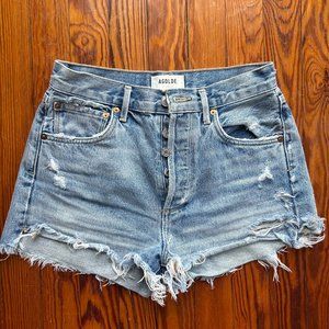 Agolde Denim Cut-Off Shorts
